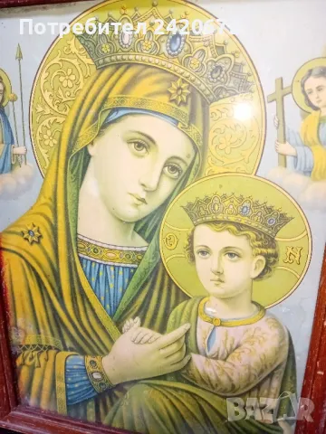икона  Дева Мария, снимка 1