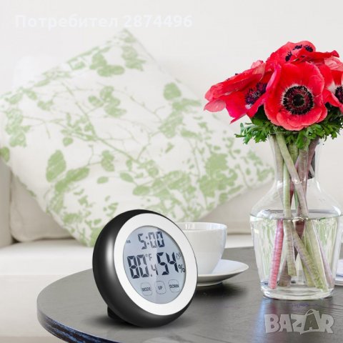 2040 Малък настолен часовник с магнит за поставяне на хладилник, снимка 15 - Други стоки за дома - 30912769