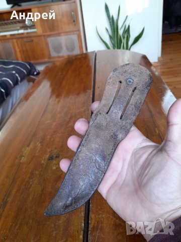 Стара кожена кания за нож #10, снимка 3 - Антикварни и старинни предмети - 35455855