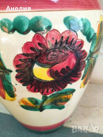 Ваза голяма релеф от Германия , снимка 4 - Вази - 53300127