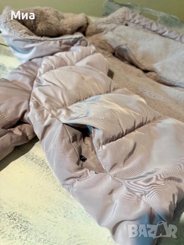 Бебешко зимно яке за момиченце Zara / 2-3 годинки, снимка 3 - Детски якета и елеци - 53056469