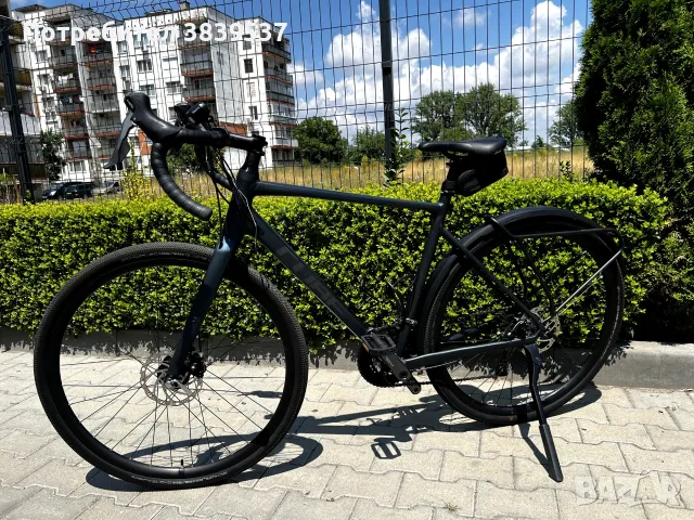 Gravel велосипед CUBE Nuroad FE 2023 (Dark Blue) – Динамо осветление & Заден багажник, снимка 2 - Велосипеди - 55891865