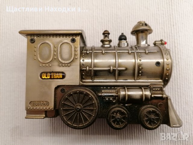 Уникален Vintage JS 1926 Old Train метален парен локомотив и вагон - модел влак, снимка 4 - Колекции - 44390110