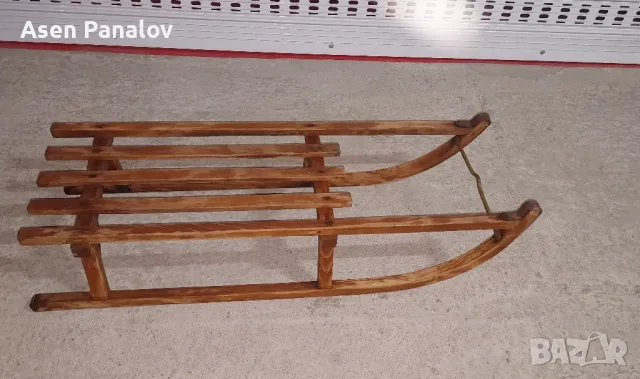 Дървена детска шейна 5бр, снимка 4 - Зимни спортове - 48702013