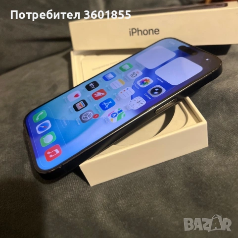 iPhone 15 PRO 128GB Blue Titanium , снимка 3 - Apple iPhone - 53058232