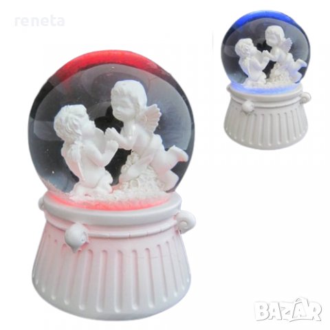 Преспапие Ahelos, Ангели, Светещо, 5х9 см, снимка 1