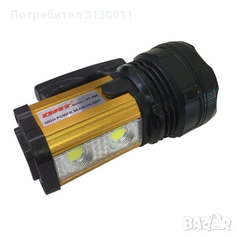 Нов DAT АТ-398 ip65 LED НАЙ-МОЩНИЯ прожектор фенер влагоустойчив, снимка 16 - Екипировка - 33732895