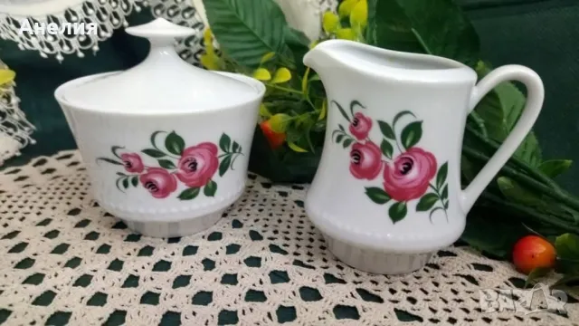 Mitterteich Bavaria рози, снимка 8 - Чинии - 50153471