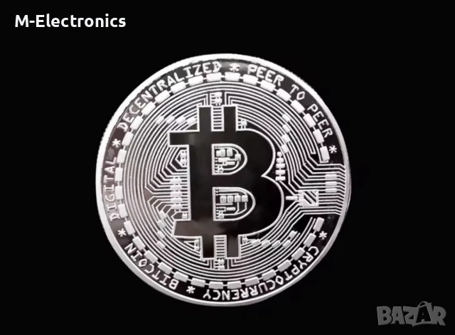 Биткойн монета - сувенир, снимка 2 - Други - 50485029