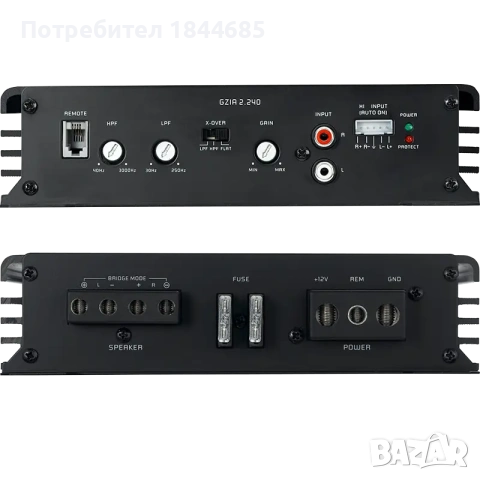 Усилвател Ground Zero GZIA 2-240, снимка 2 - Аудиосистеми - 54203321