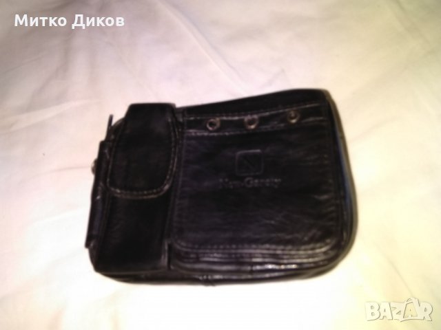 Чанта за колан естествена кожа Ню Гарити 140х110х25мм, снимка 1 - Чанти - 30168374