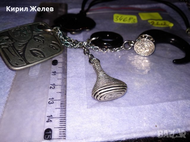 МАРКОВО - УМБОПО - ПОСРЕБРЕНО КРИСТАЛНО ФЕШЪН АРТ КОЛИЕ БУТИКОВА ОГЪРЛИЦА 34683, снимка 11 - Колиета, медальони, синджири - 39142006