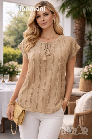 ЕЛЕГАНТНИ БЛУЗИ 4 цвята - код 1240, снимка 2 - Туники - 40354863