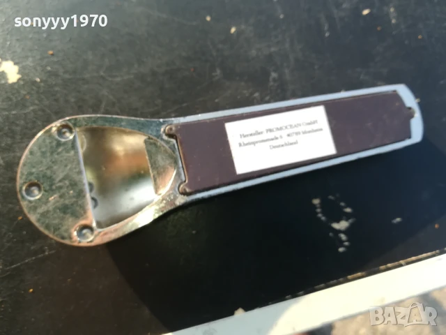 МИКРОФОН-12СМ-МЕТАЛНА ОТВАРАЧКА С МАГНИТ ОТ ГЕРМАНИЯ 0706251836, снимка 5 - Колекции - 50585542