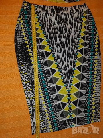 Костюм от къса блуза и пола р-р М, снимка 9 - Костюми - 38409024