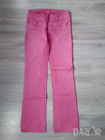 Дънки цвят диня S, снимка 1