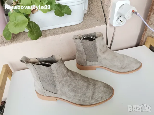 Боти естествен велур 39 н. , снимка 3 - Дамски боти - 56299265