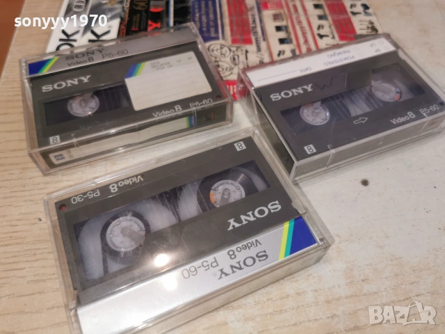 SONY VIDEO 8 TAPE-3БР ОТ ГЕРМАНИЯ 2201261328, снимка 4 - Други жанрове - 53187718