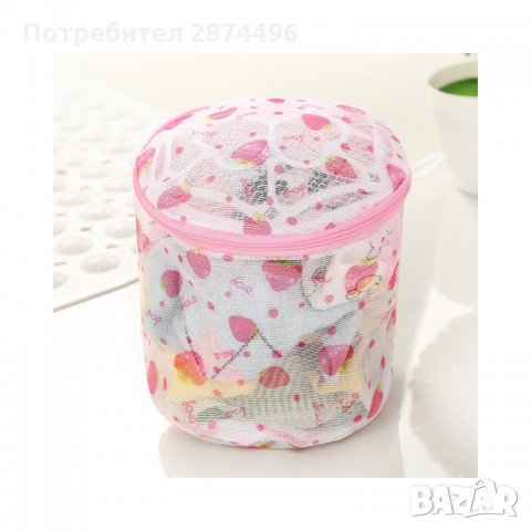 2704 Мрежа за пране на сутиени цветна, снимка 2 - Други стоки за дома - 35343105