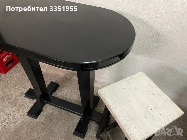 Масивна висока бар маса, снимка 3 - Маси - 47683354