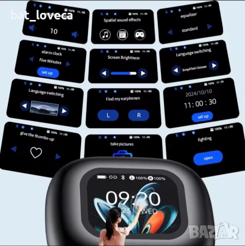 Bluetooth слушалки HTC NE27, снимка 2 - Слушалки и портативни колонки - 53926714