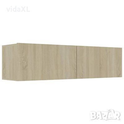 vidaXL ТВ шкаф, дъб сонома, 120x30x30 см, ПДЧ(SKU:801493, снимка 1