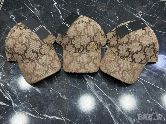 шапки с козирка gucci celine emporio armani , снимка 3 - Шапки - 50574377