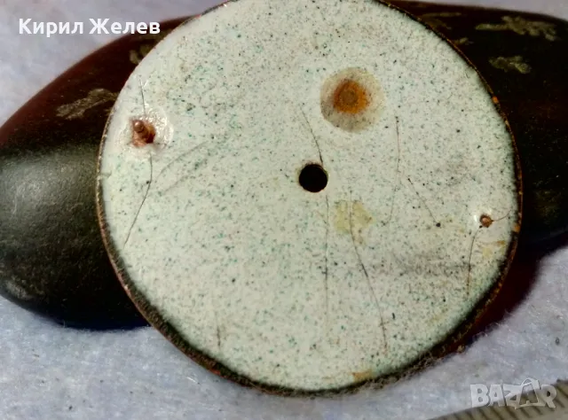 ПОРЦЕЛАНОВ ЦИФЕРБЛАТ с РИМСКИ ЦИФРИ на ЧАСОВЕТЕ и АРАБСКИ СЕКУНДАРНИК от СТАР ДЖОБЕН ЧАСОВНИК 49685, снимка 5 - Антикварни и старинни предмети - 48561577