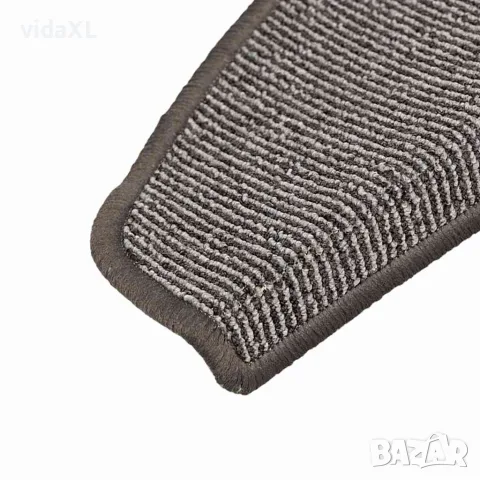 vidaXL Изтривалки за стълби, 15 бр., 65x21x4 см, сиви, полукръгли, големи, снимка 6 - Изтривалки - 56146108
