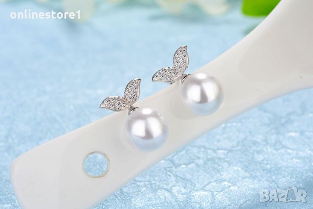 Сребърни обеци 925 - Чери Код: BX511, снимка 3 - Обеци - 33746363