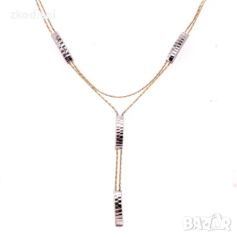 Златно колие 8,07гр. 43см. 14кр. проба:585 модел:28776-2, снимка 1