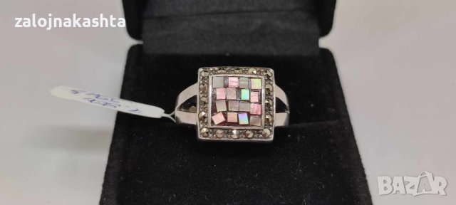 Сребърен пръстен с Опал-7,80гр/925