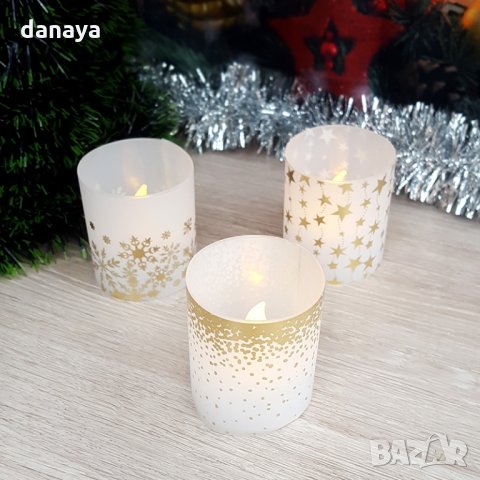 1842 Мини електронна Led свещ с мека светлина, снимка 2 - Декорация за дома - 30779477