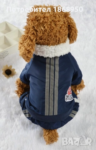 Зимен гащеризон за малка порода куче, снимка 2 - За кучета - 52772454