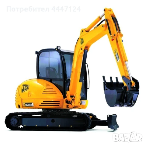 Мини багер JCB, Модели 8052, 8085, 5 тона, 8,5 тона, Под наем