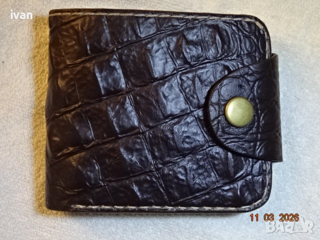 мъжки портфейл /ръчна изработка/, снимка 8 - Портфейли, портмонета - 51596762