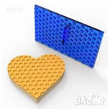 медена пчелна пита килийки отпечатък текстура с релеф печат пластмасова форма за тесто фондан торта 