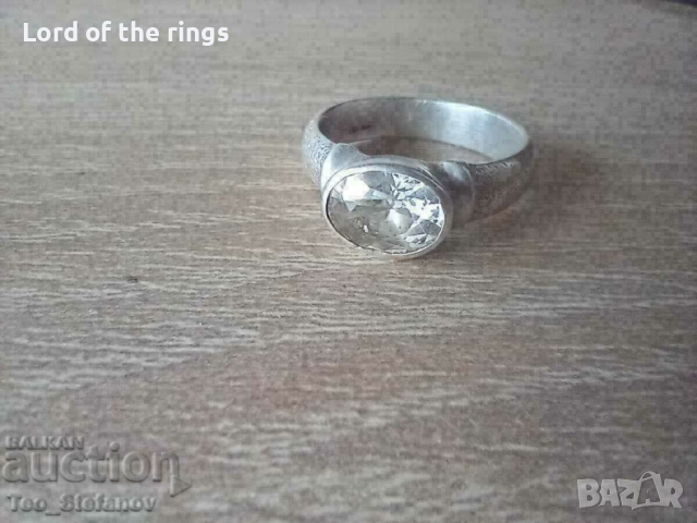 Дамски сребърен пръстен, снимка 1 - Пръстени - 44682293