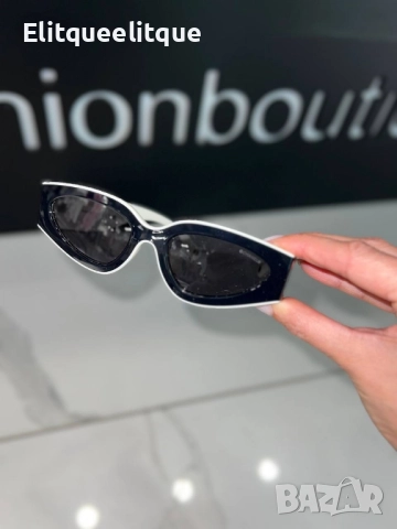 очила с черен обикновен калъф и Ув защита chanel