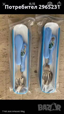 Детски прибори за хранене Елза и Анна от Замръзналото кралство, снимка 3 - Други - 31640781