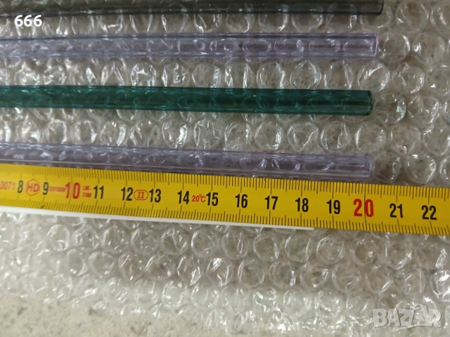 Комплект от 7 стъклени сламки за многократна употреба, снимка 8 - Други стоки за дома - 51478912