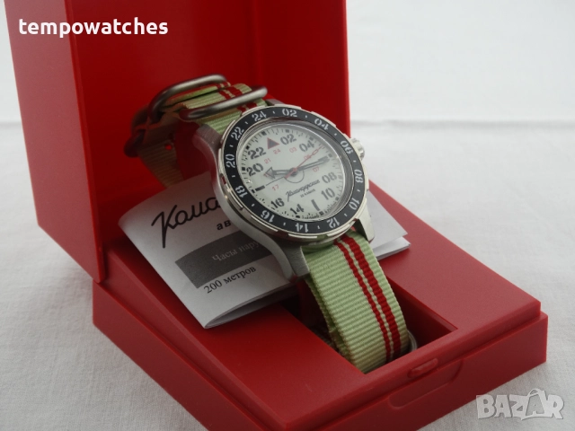 ВОСТОК КОМАНДИРСКИЕ АВТОМАТИЧЕН- 24 часа- FULL LUME ref: 18011Б, снимка 5 - Мъжки - 52326966