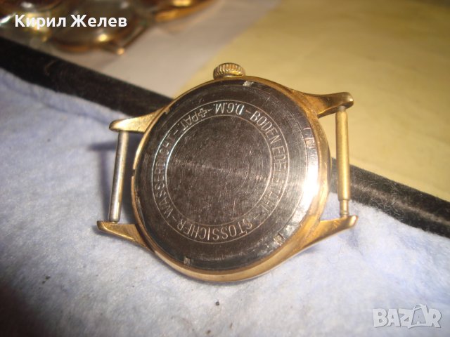 Walbusch LUXUS WATER PROOF 17 RUBIS DUROBLOC ANTIMAGNETIC ПОЗЛАТЕН ШВЕЙЦАРСКИ ВИНТИДЖ ЧАСОВНИК 26933, снимка 12 - Антикварни и старинни предмети - 36729445