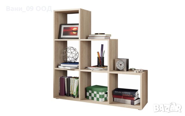Стълбовидна етажерка с 6 разделения, снимка 2 - Етажерки - 40540969