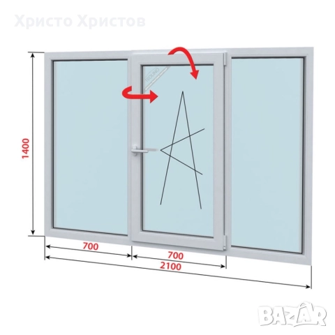 Доставка и монтаж на алуминиева и пвц дограма , снимка 5 - Дограми - 52151994
