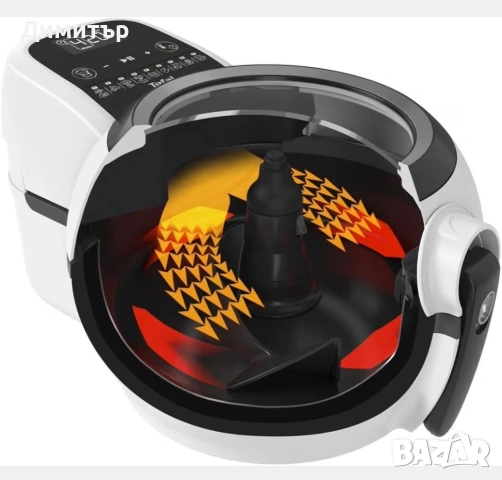 Фритюрник с горещ въздух Tefal FZ 7600 ActiFry Genius 1.2 кг,1500W, снимка 5 - Фритюрници - 54154088
