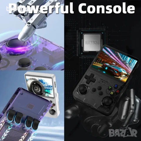 XIXIMENG R36S Ретро Игрова Конзола 64GB 15000 Игри Нова 3.5-инчов IPS Ретро Видео Игра, снимка 2 - Други игри и конзоли - 50556740
