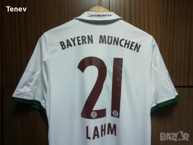 Bayern Munich Lahm Adidas 2013 2014 Away Oktoberfest оригинална тениска фланелка екип Байерн Мюнхен , снимка 4 - Тениски - 52852373