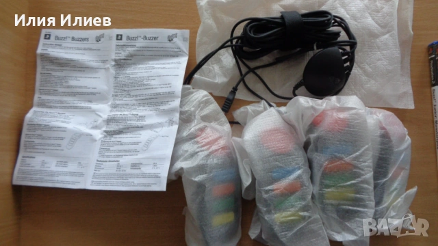 PlayStation 2 Buzz Junior : Jungle Party / Monsterspass / Verrücktes Rennen [ + 4 Buzzer] , снимка 9 - Аксесоари - 53292578