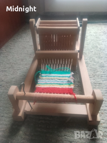 Детска играчка-стан за тъкане, снимка 3 - Образователни игри - 52351565